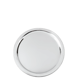 Plateau rond inox sans anse Ø 40 cm