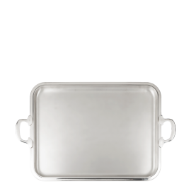 Plateau de service avec anses inox 60 cm