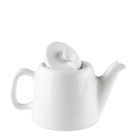 Théière porcelaine blanche