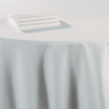 Nappe damassée blanche coton 180 x 180 cm